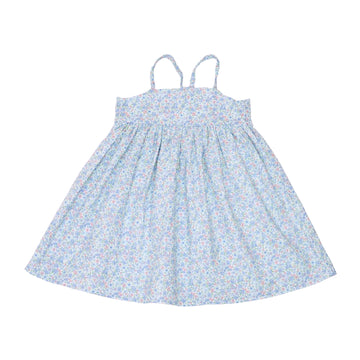 Mare Dress - Light Blue Flowers