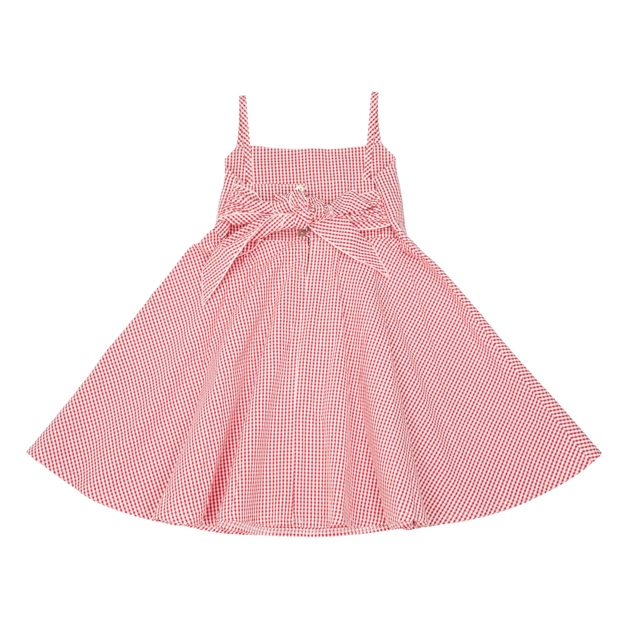 Tobia Dress - Vichy Red