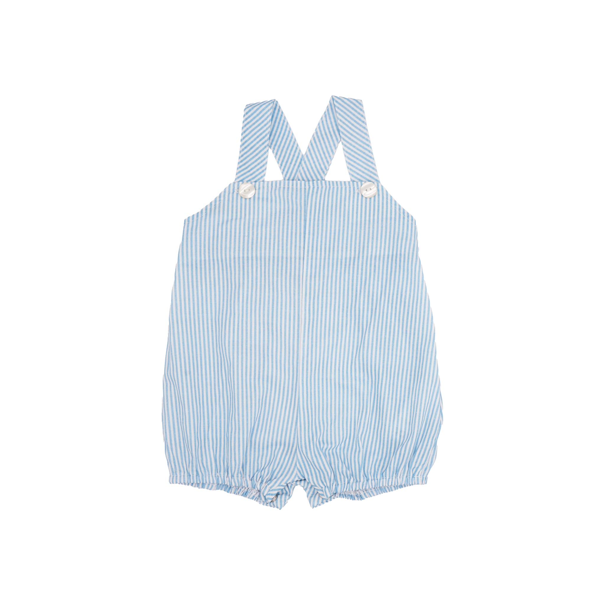 Beatrice Romper - Stripes Celeste