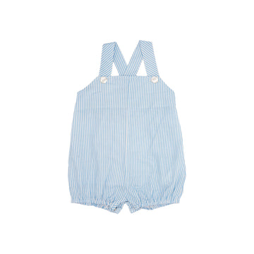 Beatrice Romper - Stripes Celeste