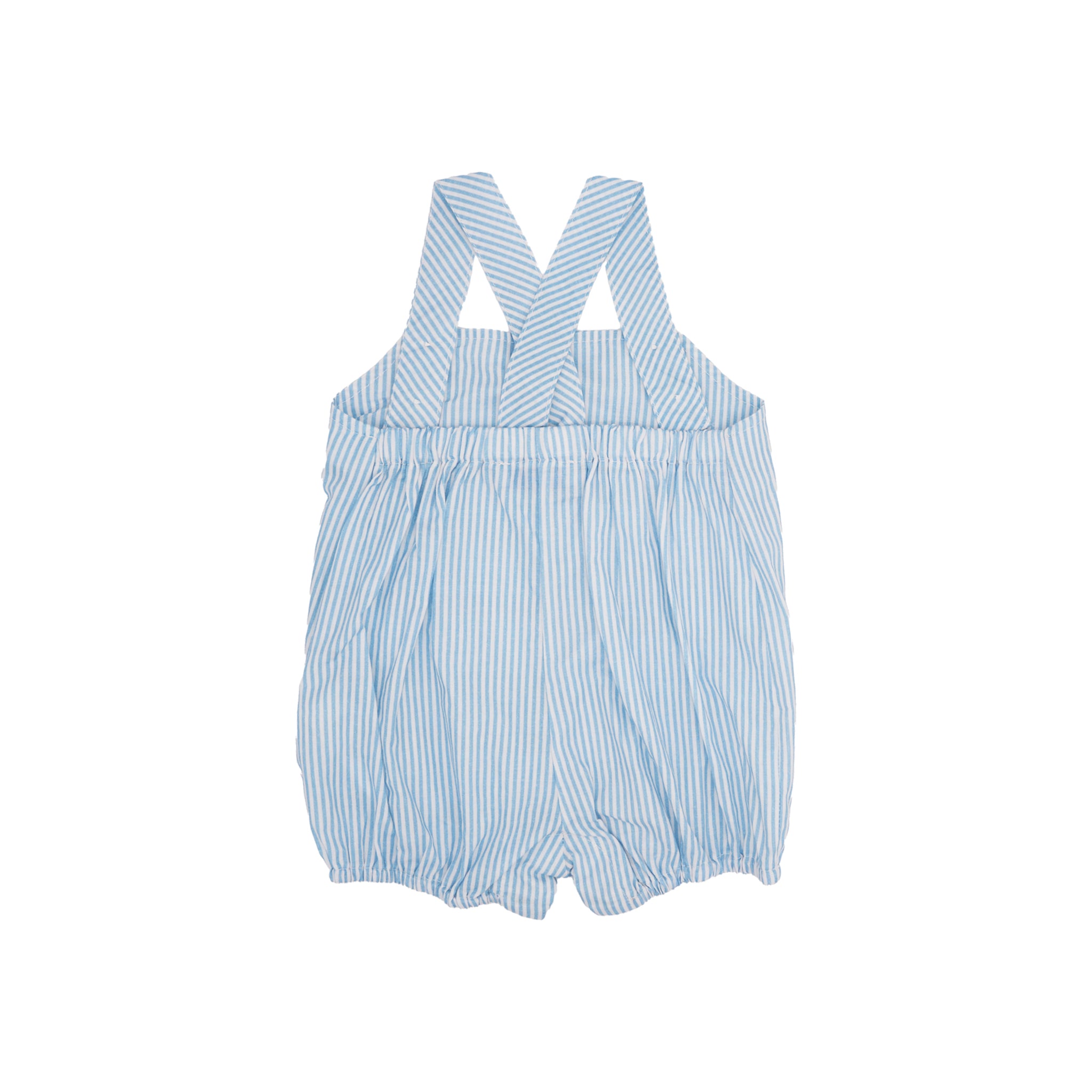 Beatrice Romper - Stripes Celeste