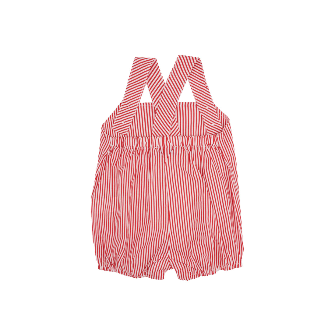Beatrice Romper - Stripes Red
