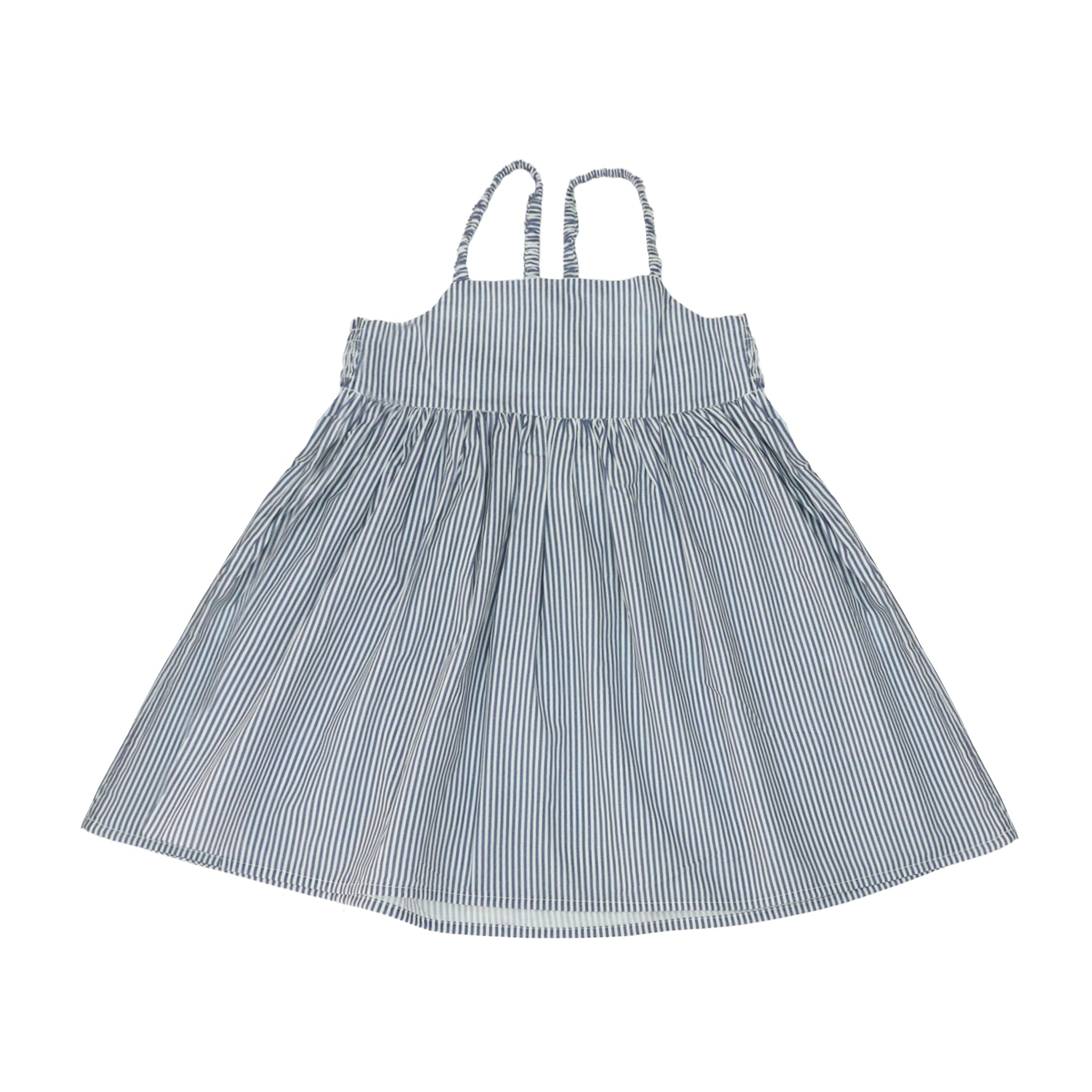 Mare Dress - Navy Stripes