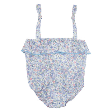 One-Piece - Light Blue Flowers