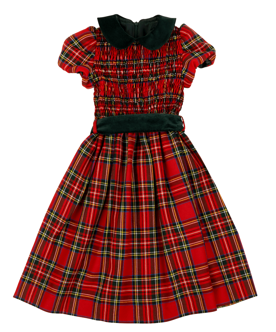 Penelope Dress Red Tartan