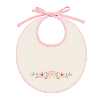 Bib Ricamo - Pink