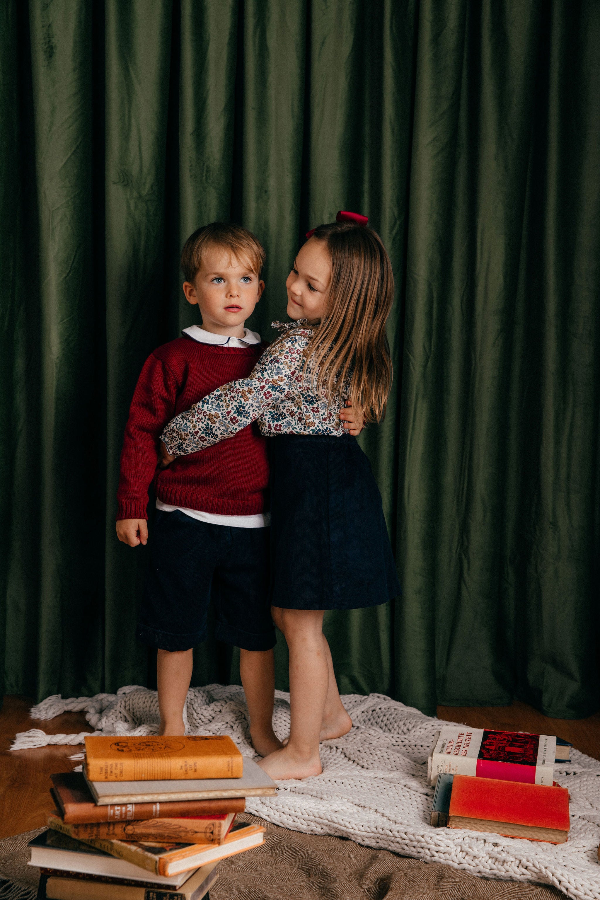 Velvet Shorts - Blue