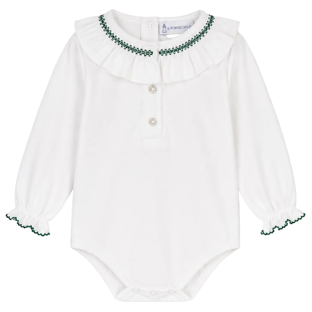 Girl Smock Body - Green