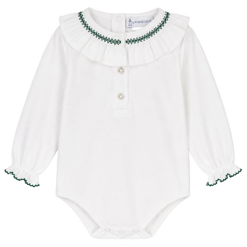Girl Smock Body - Green