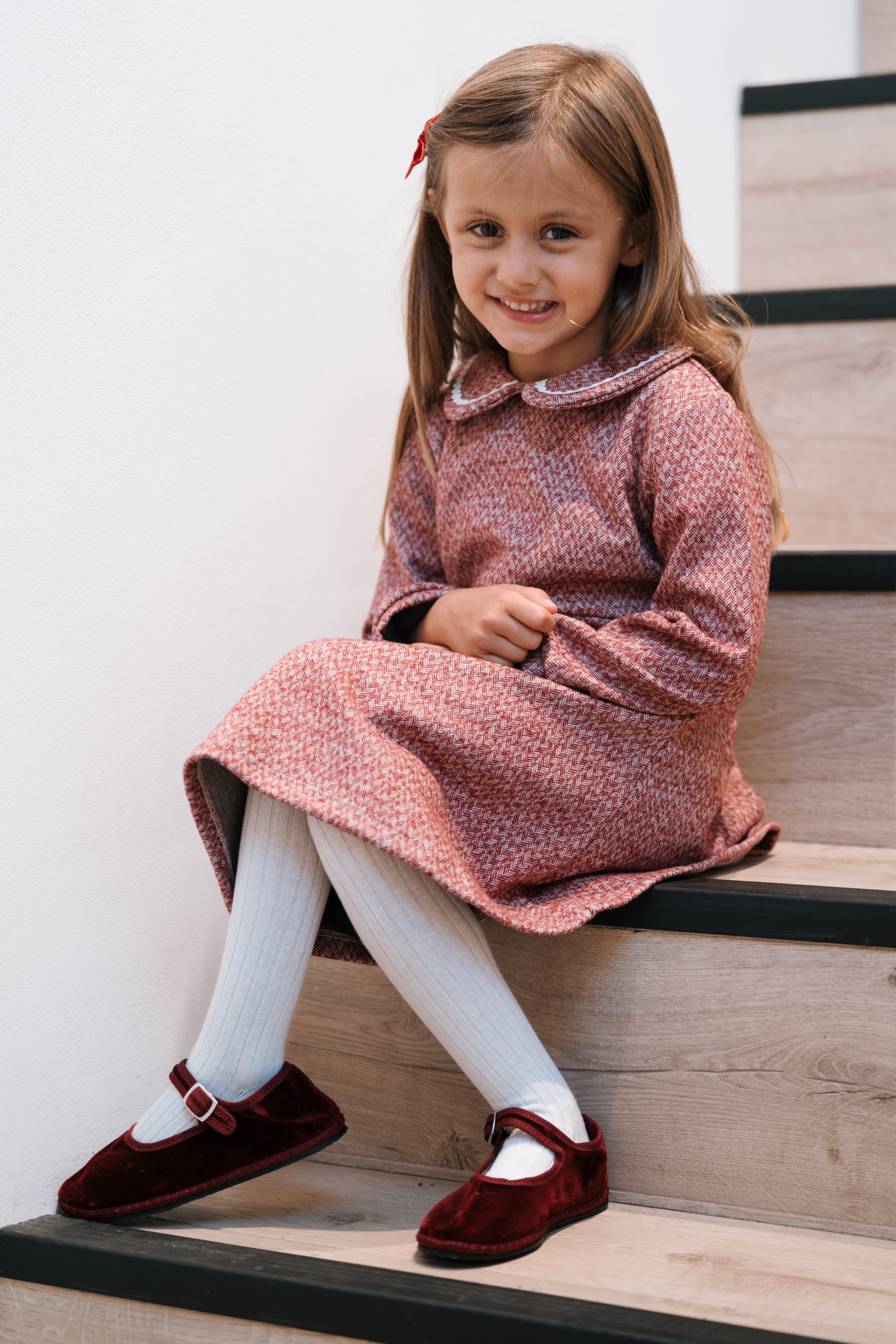 Ribbed Pair of Tights - White