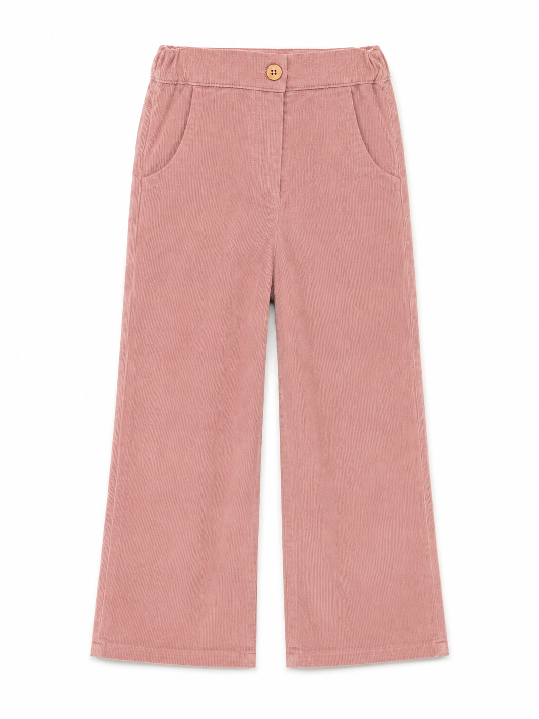 Palazzo Trousers - Pink Corduroy