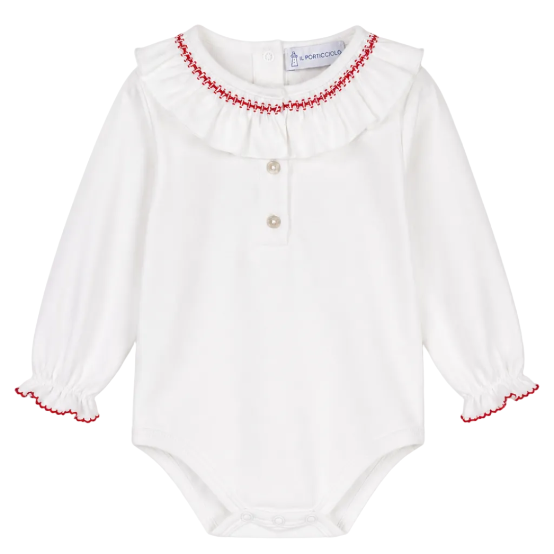 Girl Smock Body - Red
