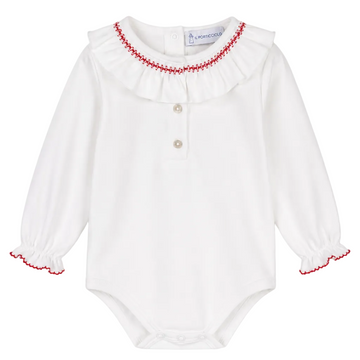 Girl Smock Body - Red