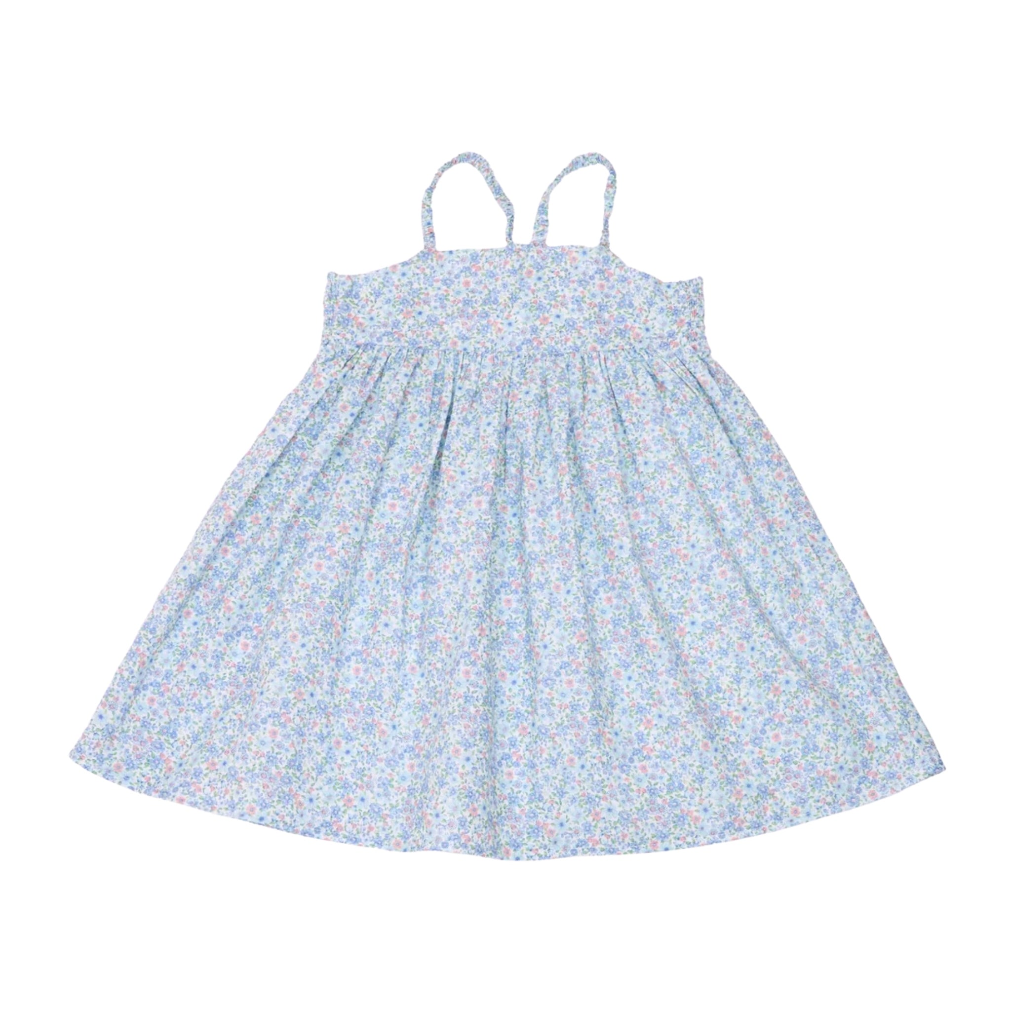 Mare Dress - Light Blue Flowers