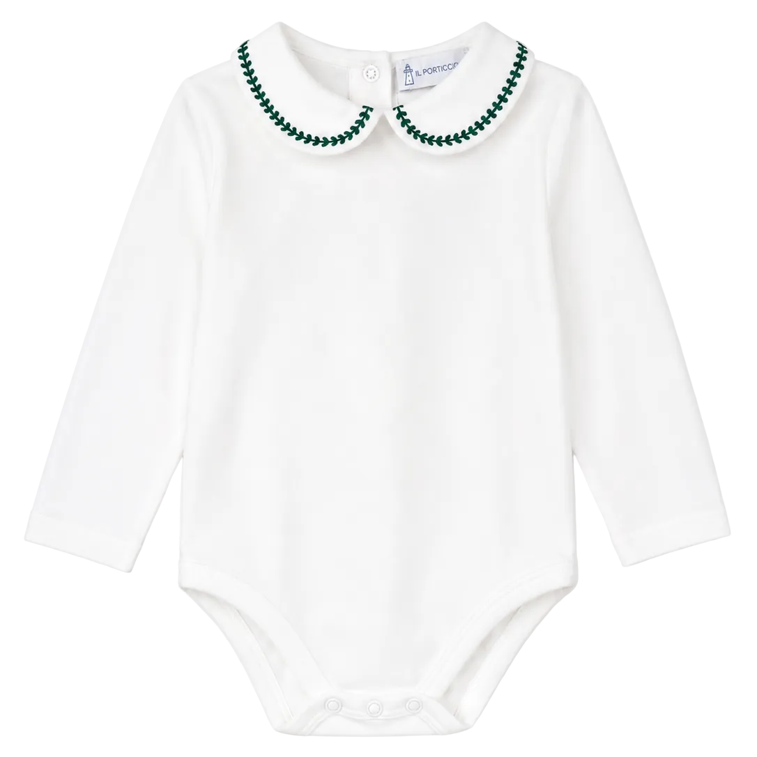 Body Ricamo - Green