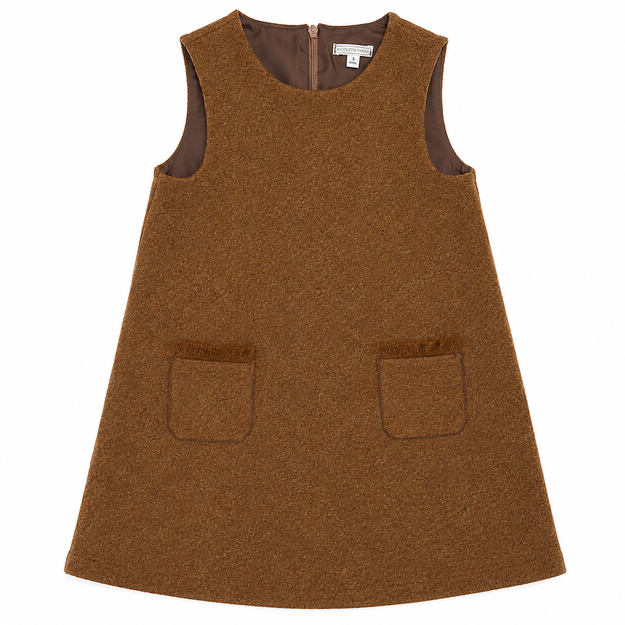Sveva Tweed Dress - Brown