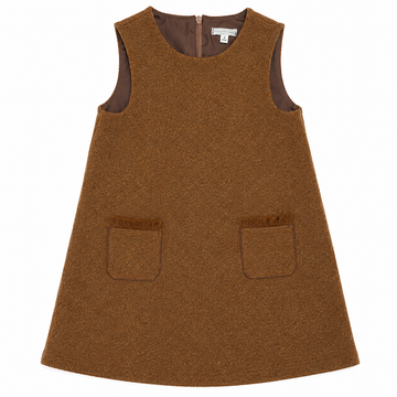 Sveva Tweed Dress - Brown