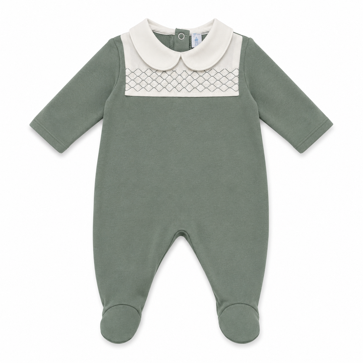 Jersey Smock Onesie - Green