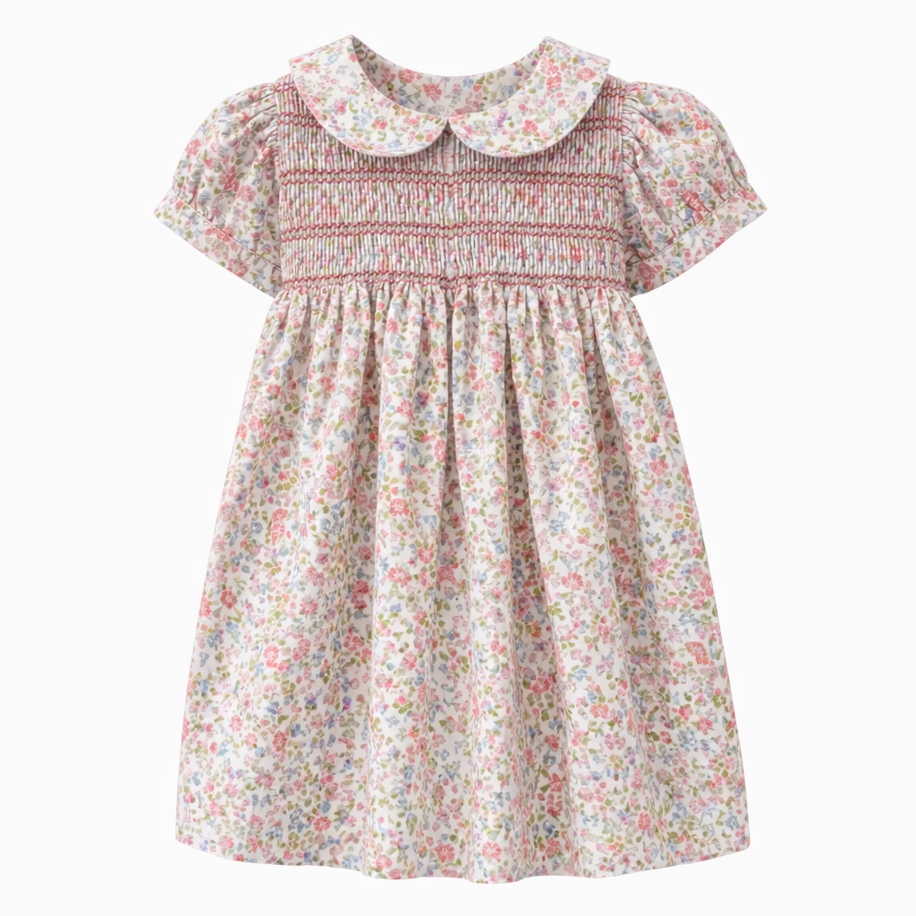 Pia Smock Dress - Pink