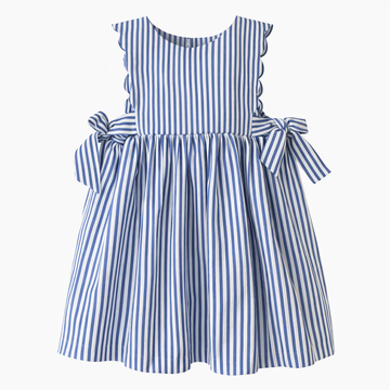 Caramella Dress - Stripes Blue