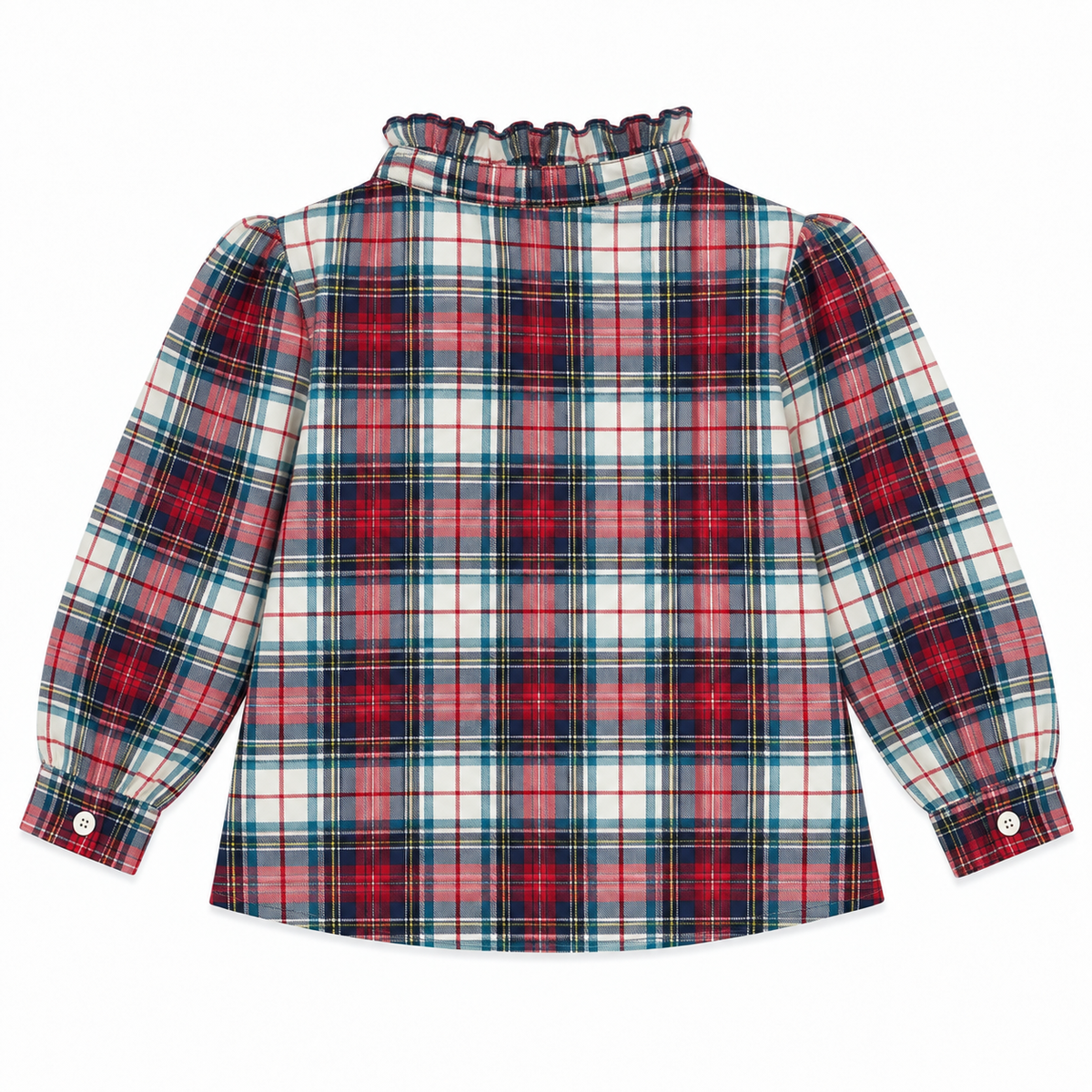 Girl Shirt - Red Tartan