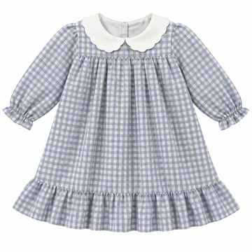 Dress Checks - Light Blue & Grey