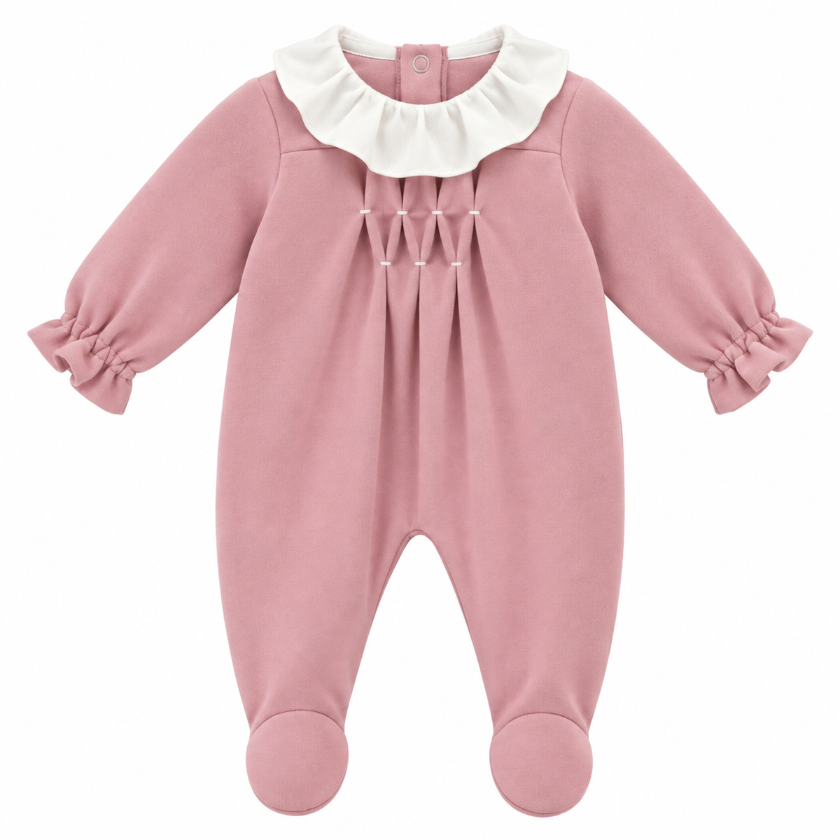 Baby Onesie Smock - Pink