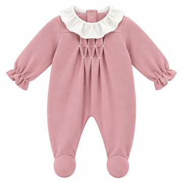 Baby Onesie Smock - Pink