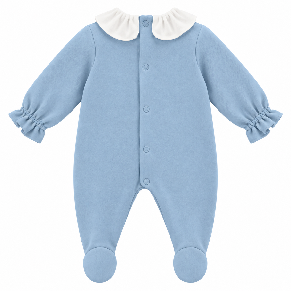 Baby Onesie Smock - Light Blue