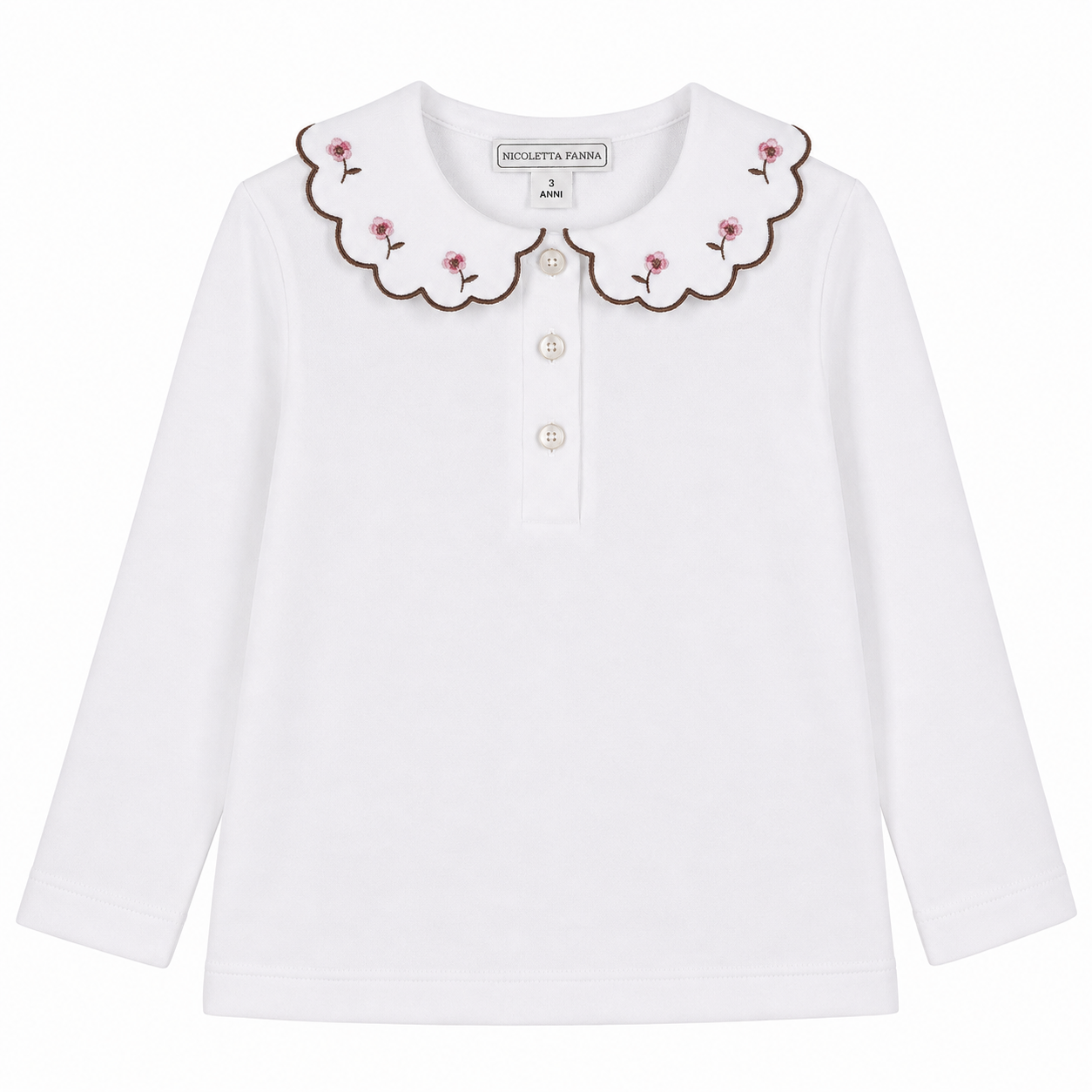 Asia Top - Brown and Pink