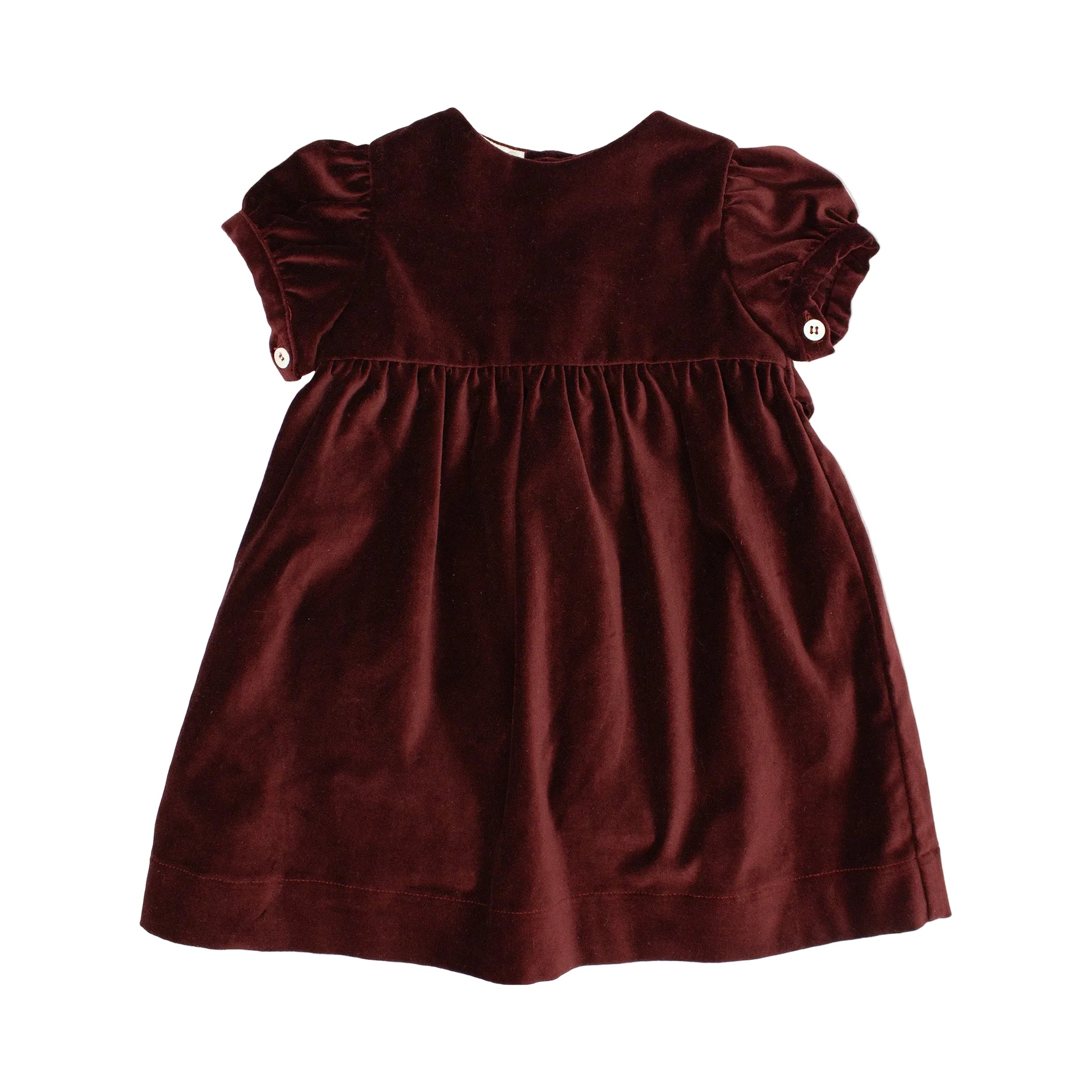 Velvet Dress - Burgundy