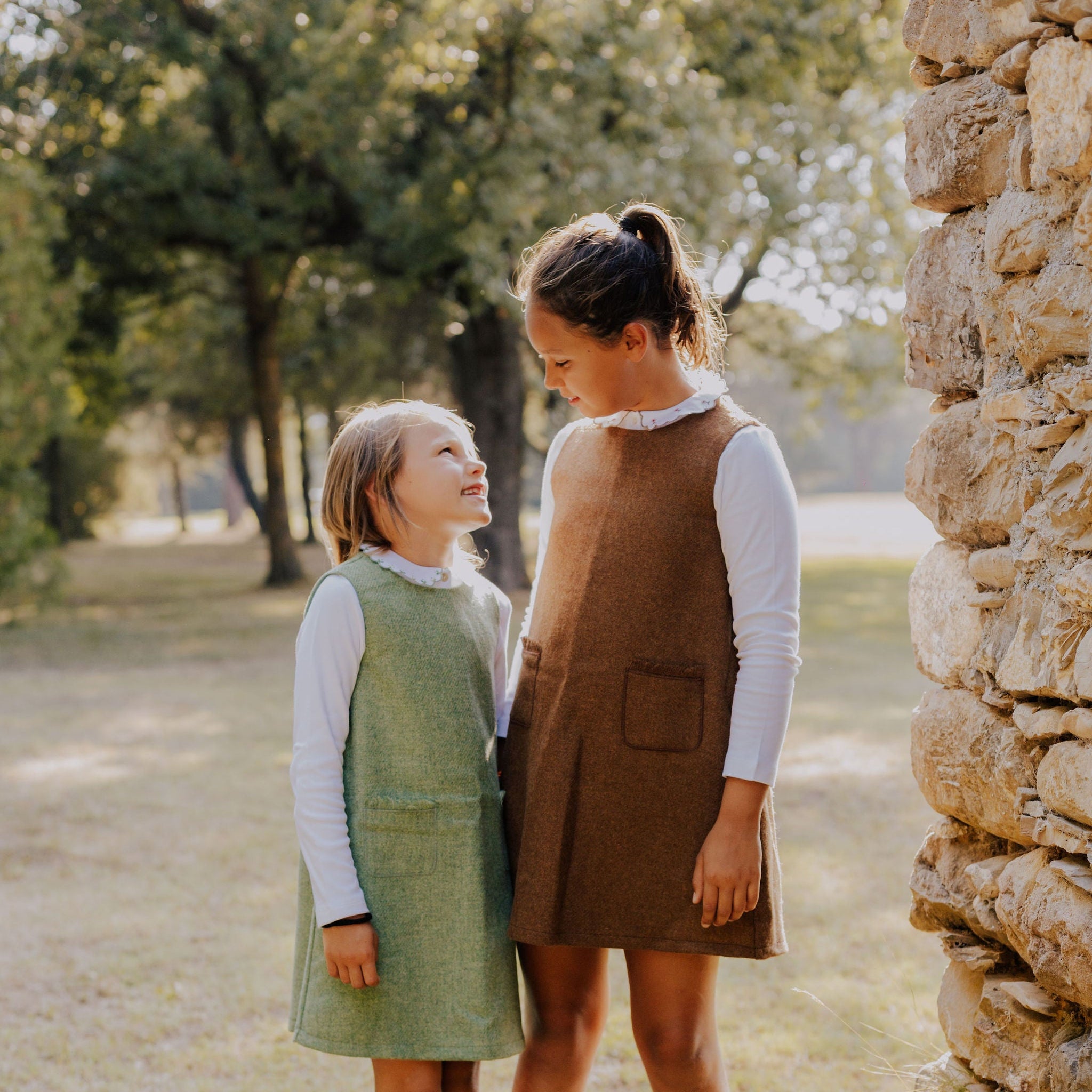 Sveva Tweed Dress - Brown