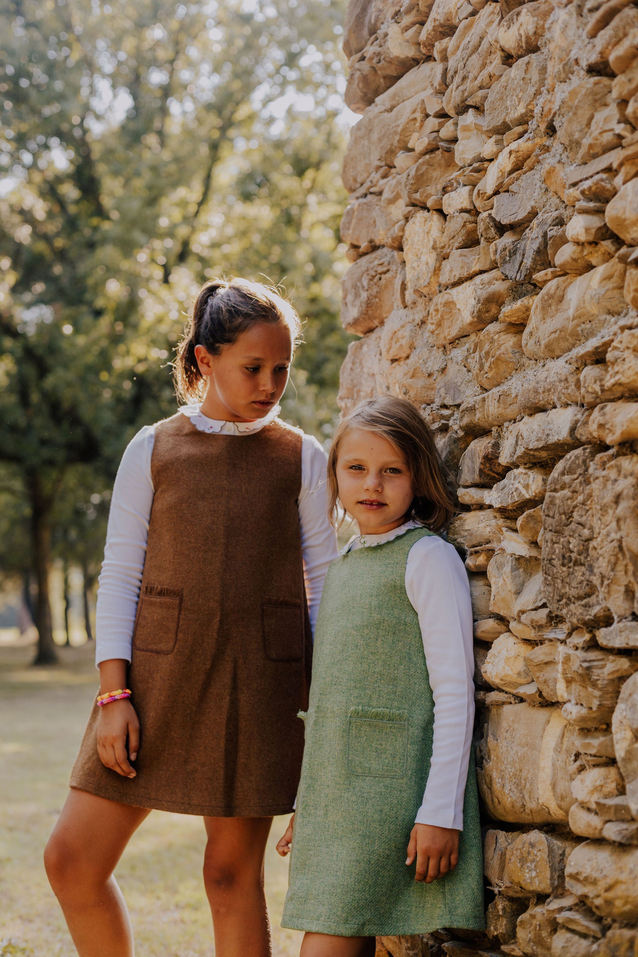 Sveva Tweed Dress - Green