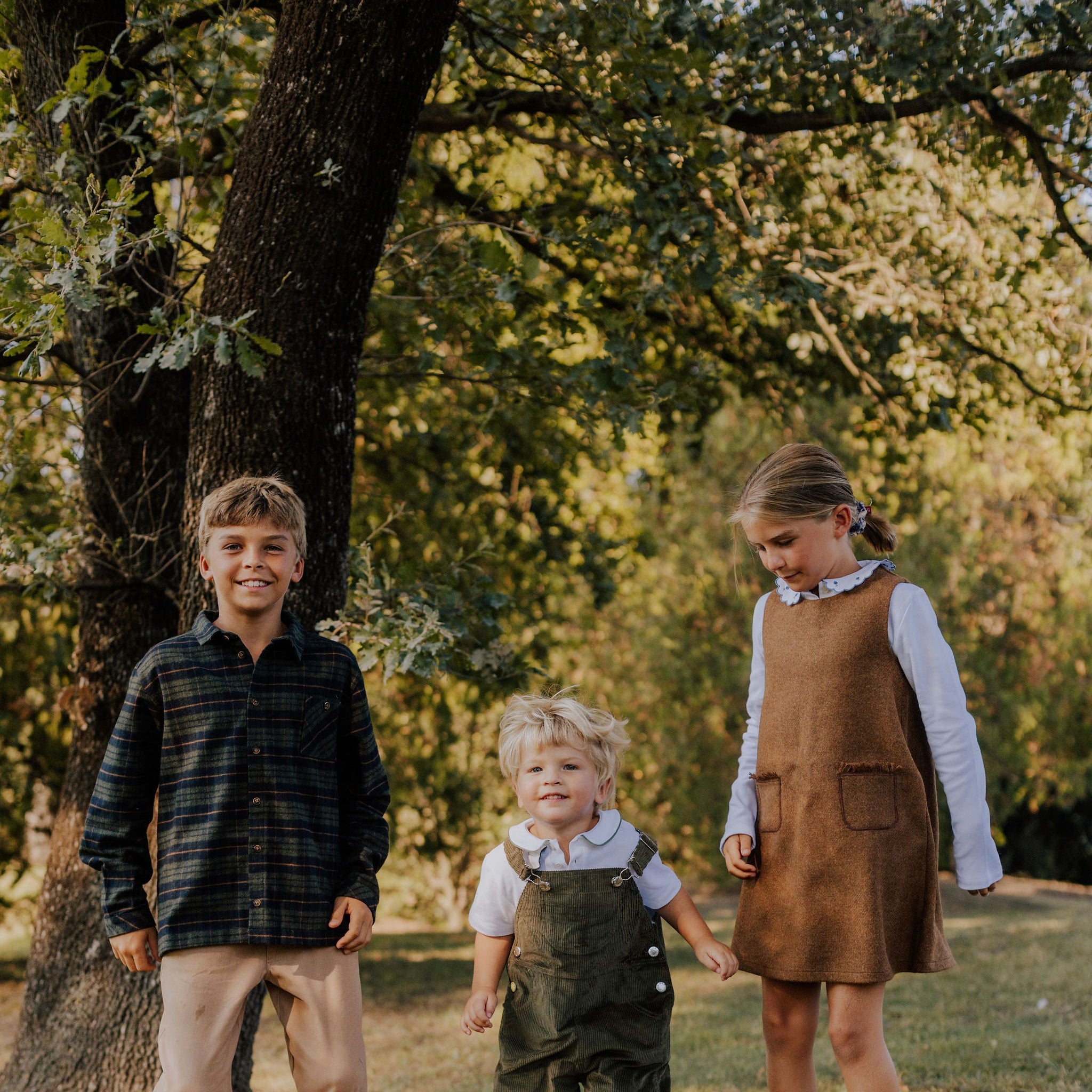 Sveva Tweed Dress - Brown