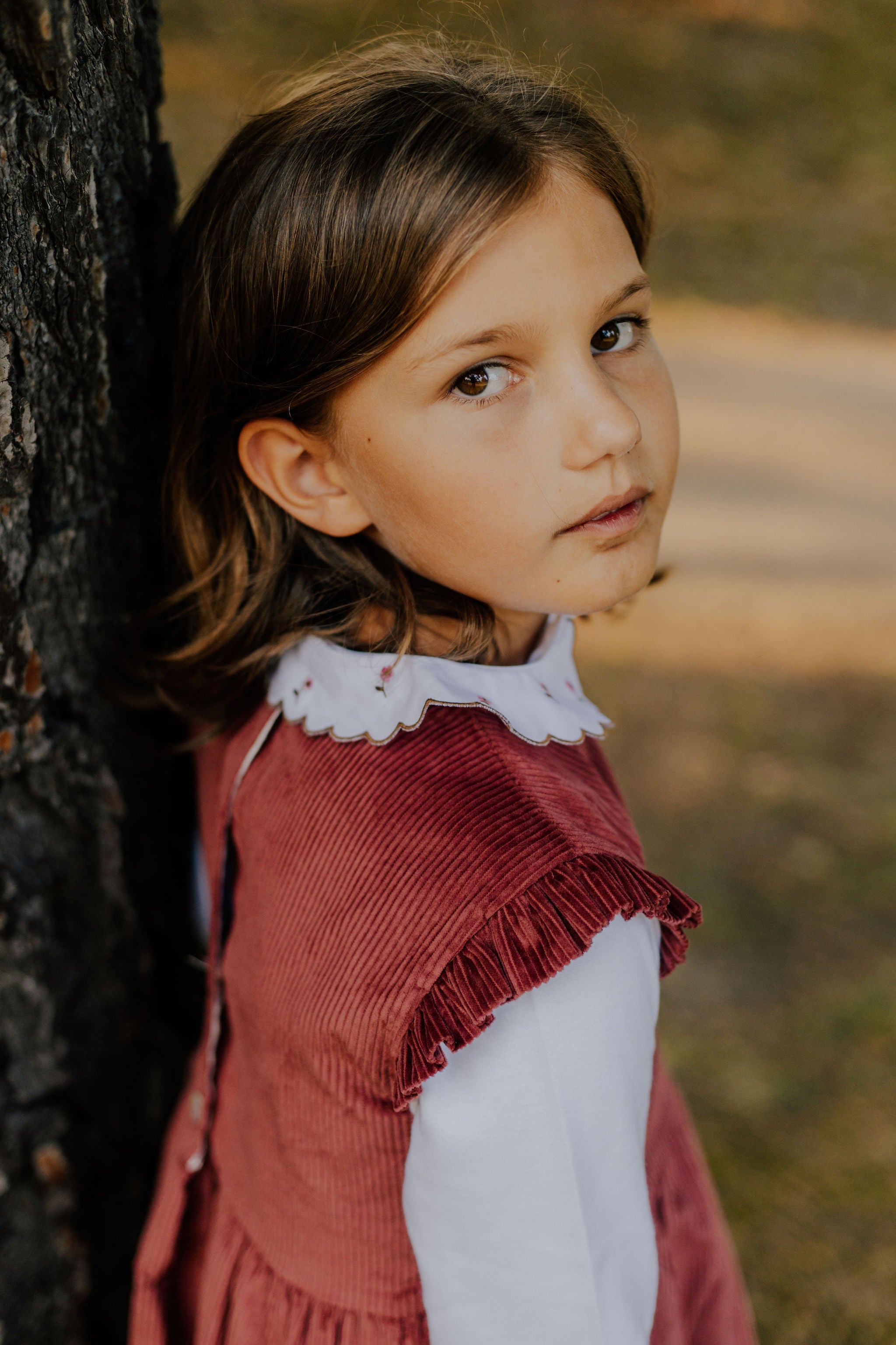 Velvet Dress - Marsala