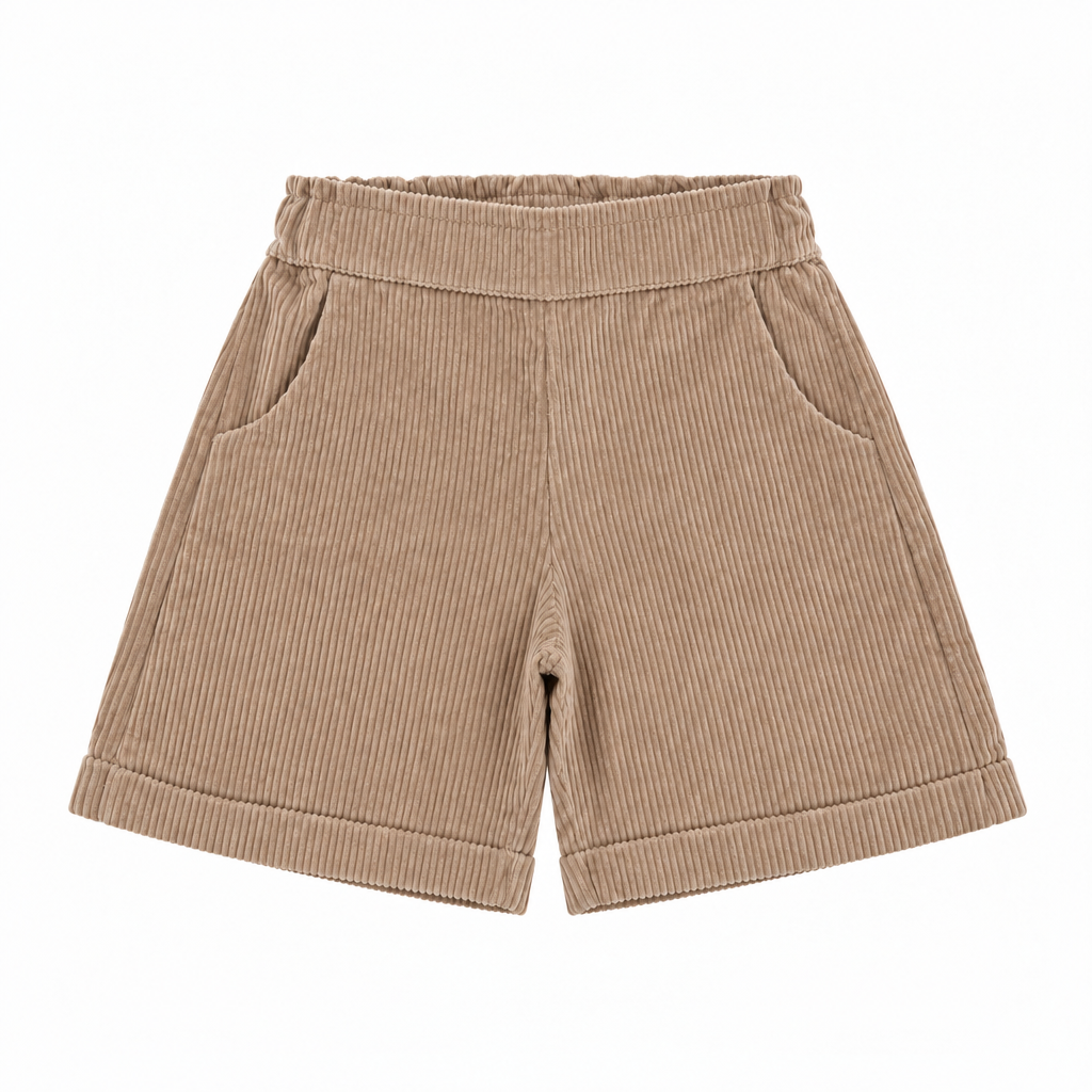 Shorts Velvet - Beige