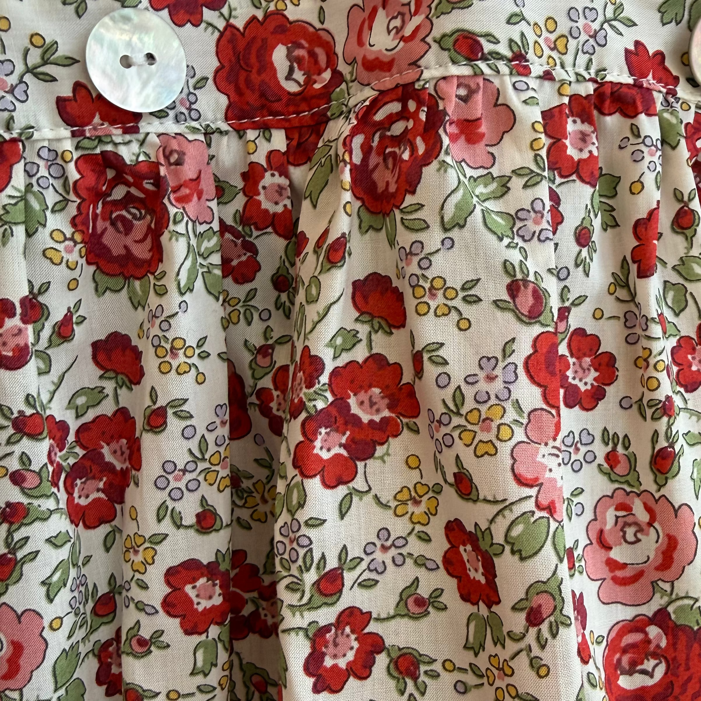 Eva Romper - Liberty Red
