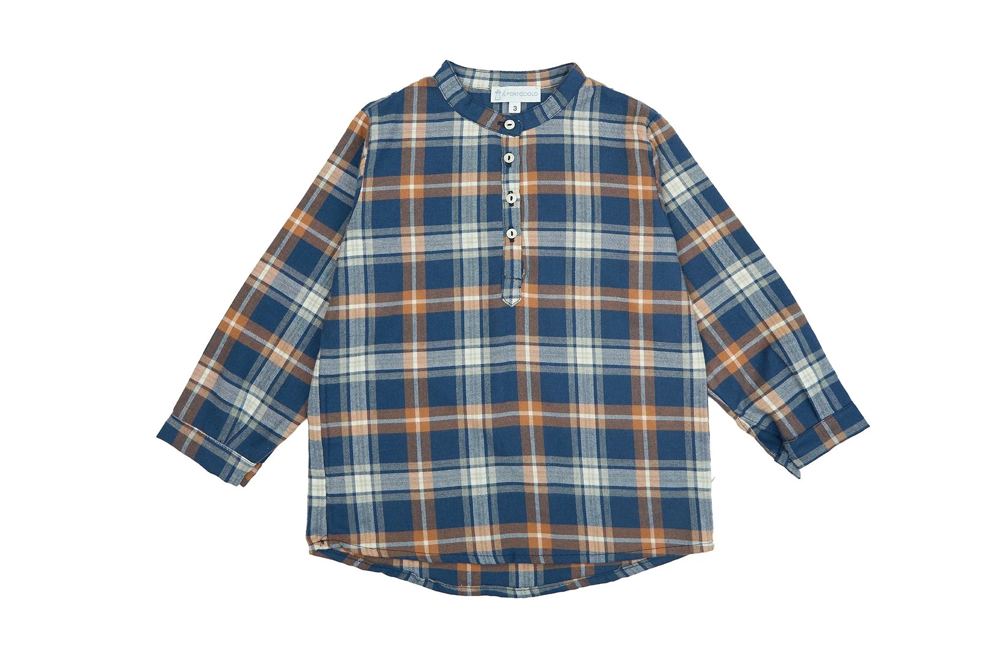 Boy Coreana - Blue and Orange Tartan