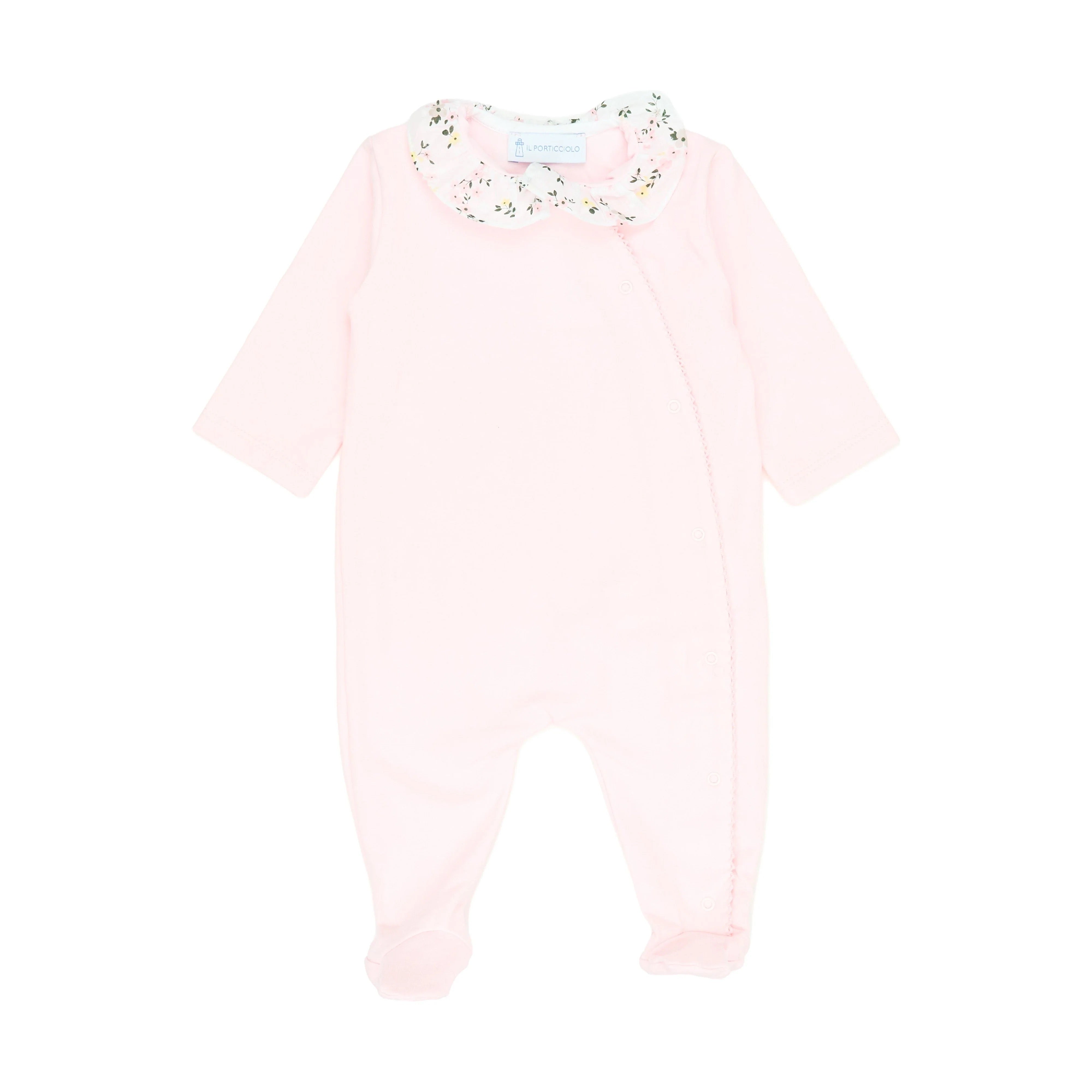 Elena Onesie - Pink Flowers