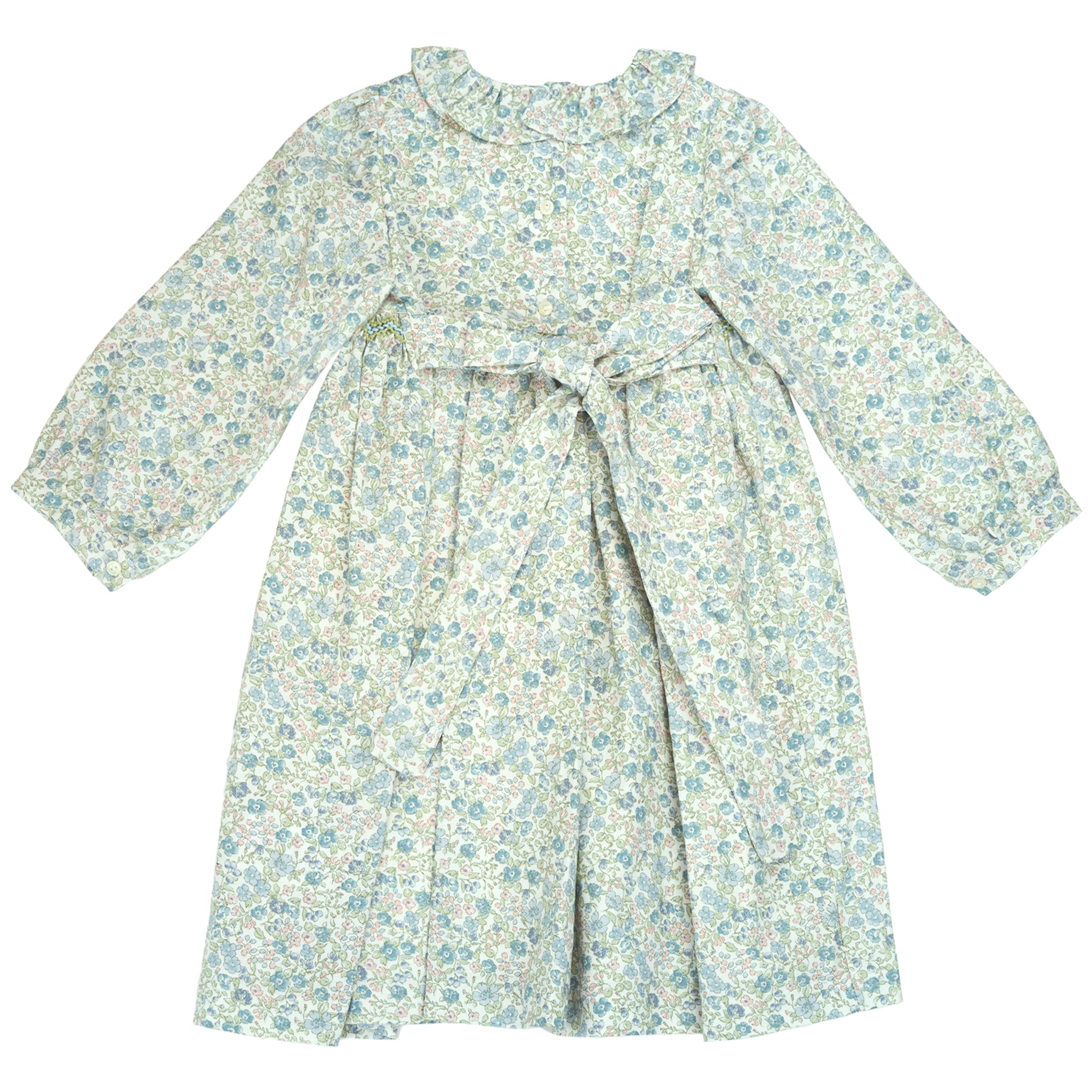 Dress - Blue and Pink Flowers