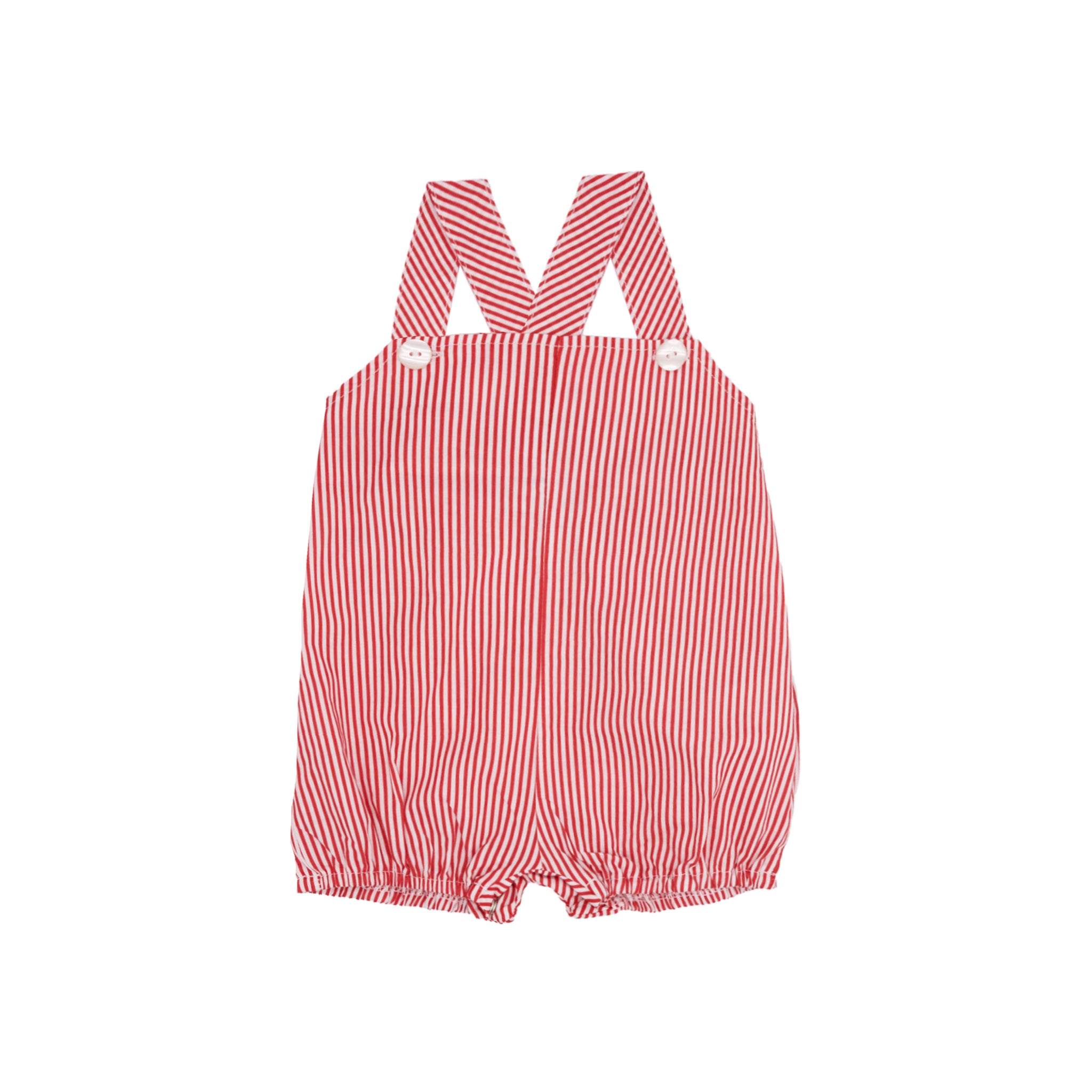 Beatrice Romper - Stripes Red