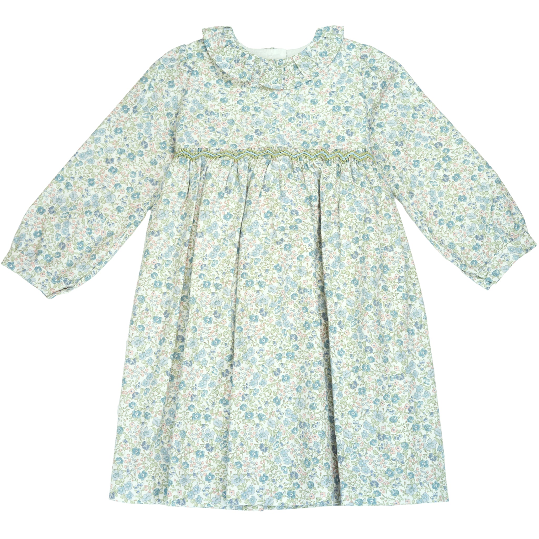 Dress - Blue and Pink Flowers