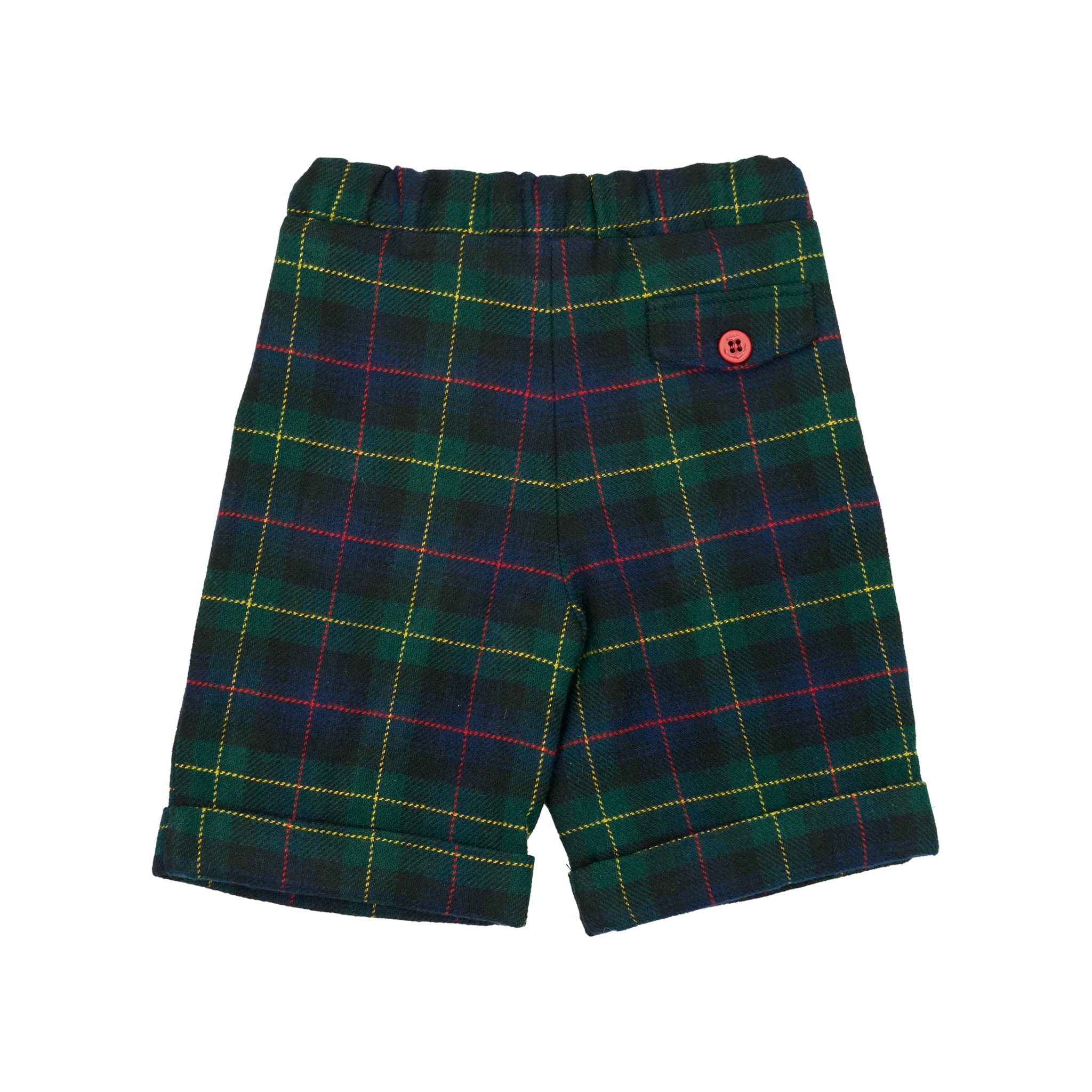 Shorts - Green Wool Tartan