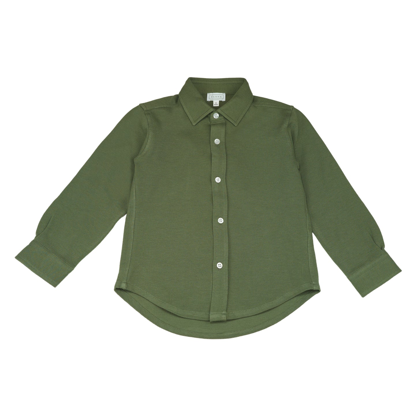 Boy Shirt - Military Green