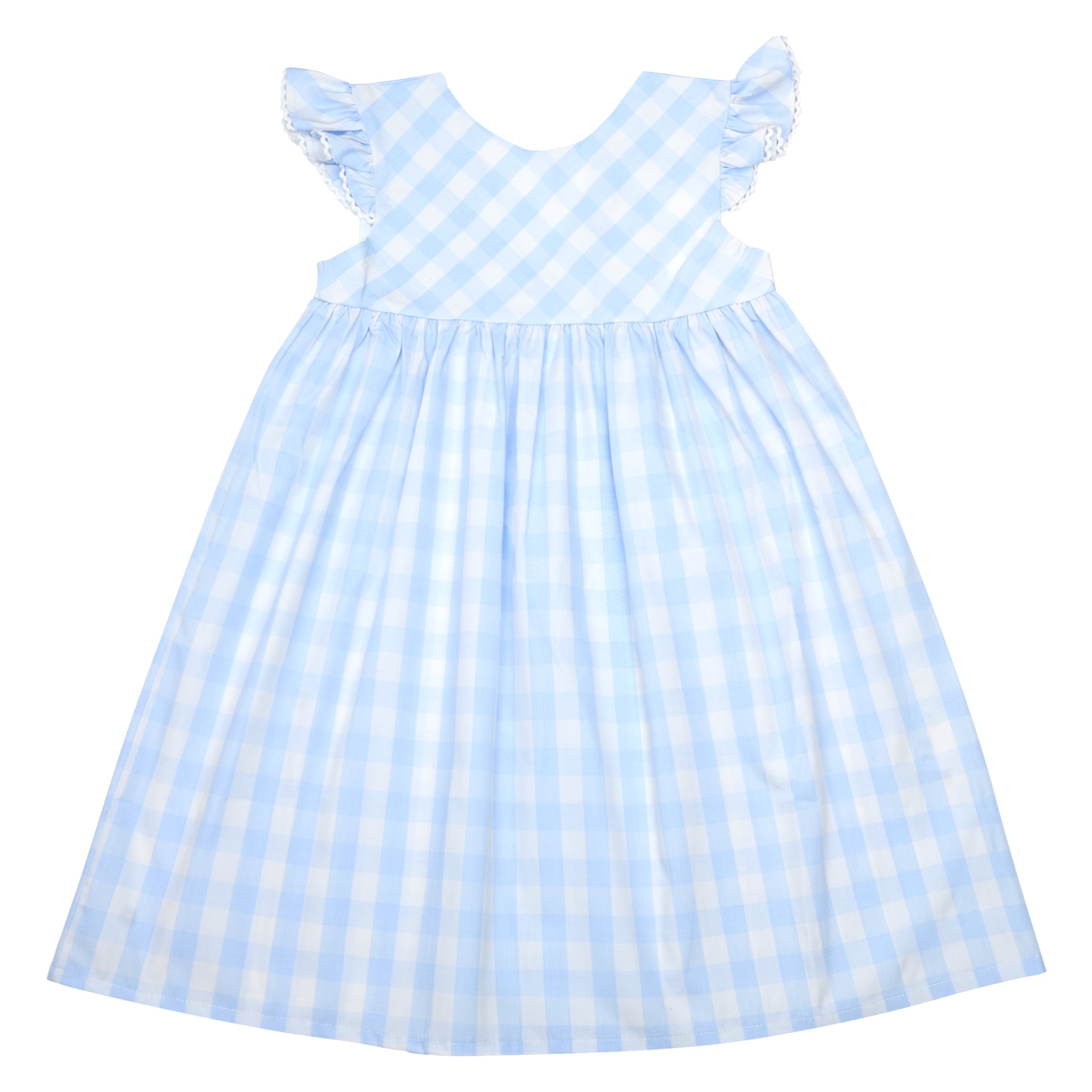 Vichy Dress - Light Blue