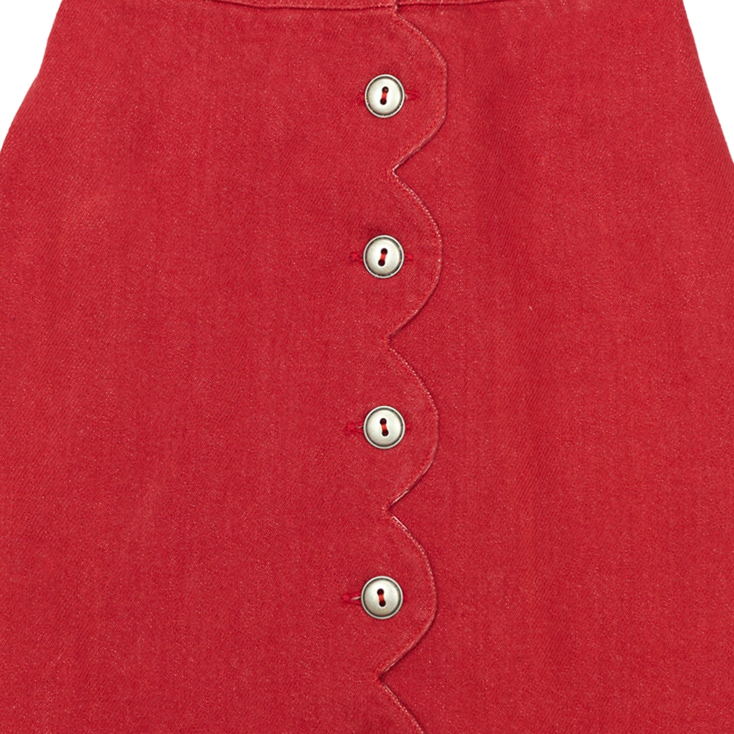 Wave Skirt - Red Jeans