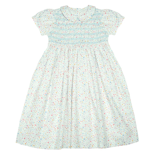 Lilly Smock Dress - Multi Flowers