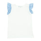 Girl Shirt - Blue Volant