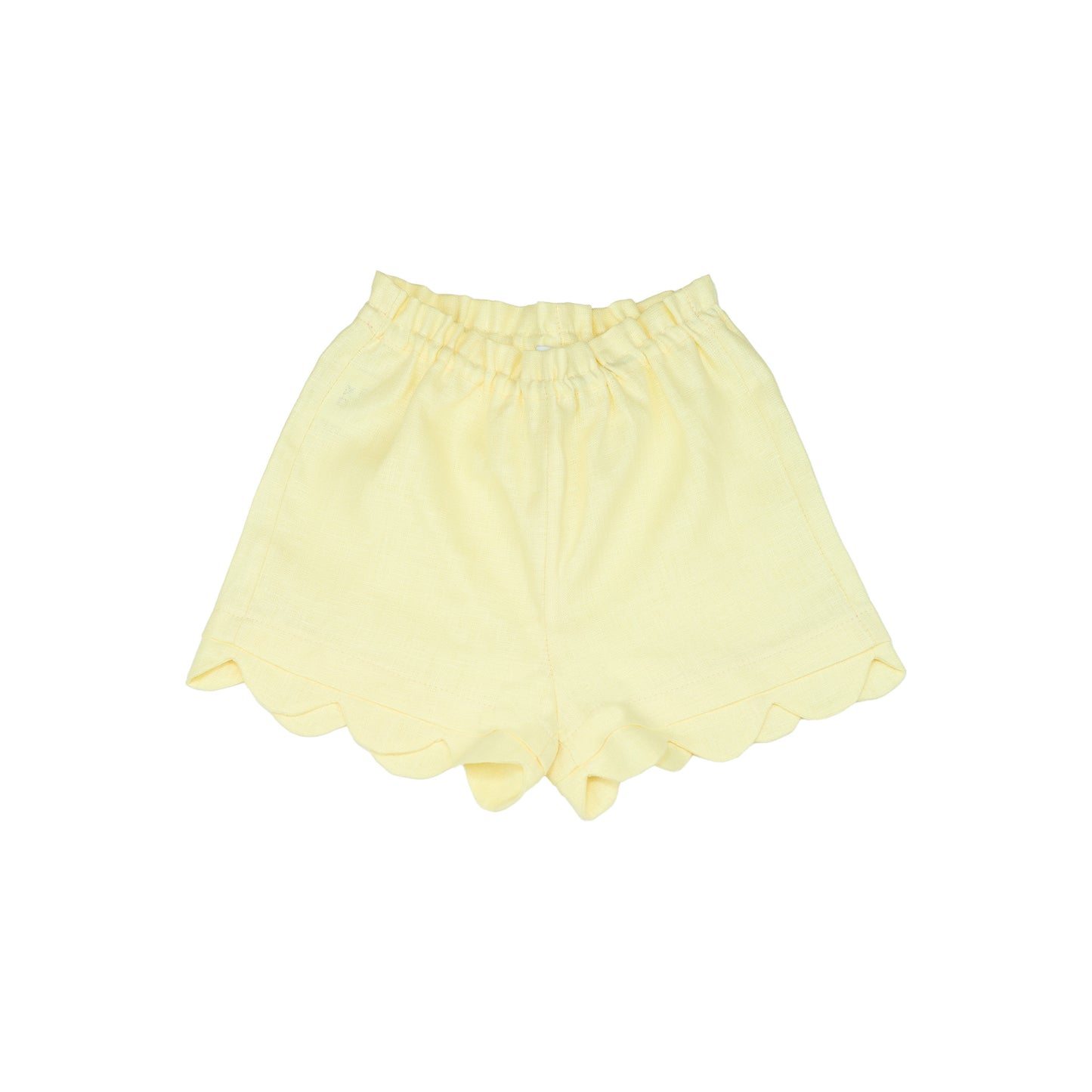 Waves Shorts - Yellow Linen