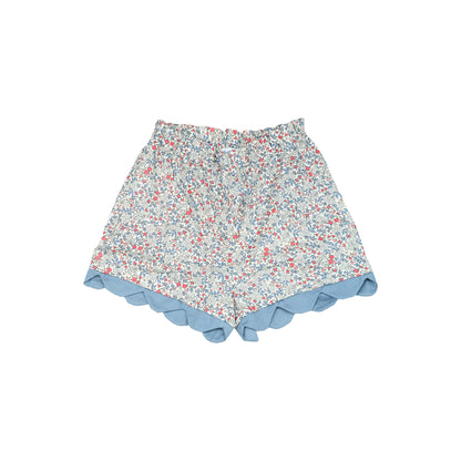 Waves Shorts - Grey Flowers